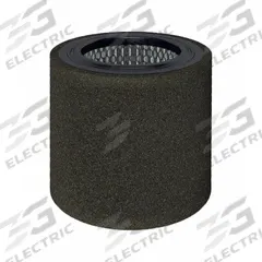 SOLBERG Filter Element: Polyester, 4.75 in Overall Ht, 3 in Inside Dia, 4 3/8 in Outside Dia, 19P. Key specifications — attr59866: 19P; attr59869: SOLBERG; attr59875: FS-19P-100.