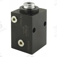 VEKTEK Block Body Hydraulic Cylinder: Double Acting, 3,900 lbf Nominal Capacity, 1 in Stroke Lg (MPN 20-1210-01). Key specifications — attr95641: Double Acting; attr95644: 0.79 sq in; attr98894: VEKTEK.