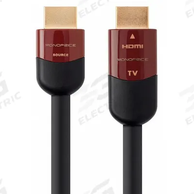 MONOPRICE Cable: 50 ft Overall Lg, PVC, Black - General-Purpose HDMI Male to HDMI Male Cables