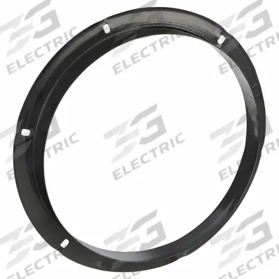 Dayton Tubeaxial Companion Flange: For 12 in Fan Dia, Steel, 3/8 in Hole Dia - Companion Flanges