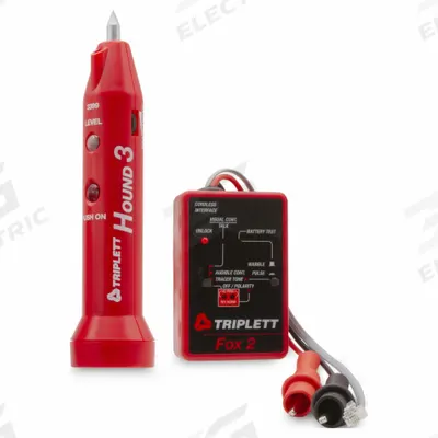 TRIPLETT Circuit Tracer Kit: 0 to 120V AC, For Non-Energized Circuit Type, CAT II 250V - Circuit Tracers