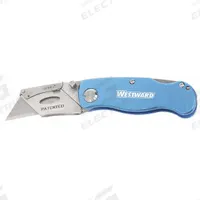 WESTWARD Folding Utility Knife: 3 1/4, Steel, Metal, 1 Blades Included, Includes Pocket Clip (MPN 1YJD6). Key specifications — attr307787: 3-1/4; attr307793: Yes; attr307788: Steel; attr307789: Metal; attr324890: WESTWARD.