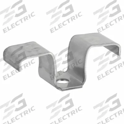 APPROVED VENDOR Saddle Clip, Stainless Steel, 100PK: Saddle Clip, 1/4 in For Screw Size - Raw Materials