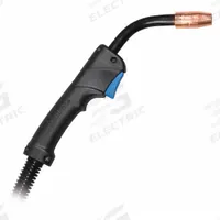 MILLER ELECTRIC MIG Gun: M-150, 150 A, 0.035 in, 15 ft, Miller-Compatible (MPN 249041). Key specifications — For Rear Connection Type: Miller-Compatible; Contact Tip Series: M-Series; MIG Gun Model: 249041; For Gas Type: CO2 (Carbon Dioxide).