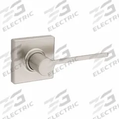 KWIKSET Door Lever Lockset: Passage Lever Locksets/Storeroom Lever Locksets, Nickel, ADA Compliant (MPN 200LRL-SQT-15-6AL-RCS). Key specifications — Ligature Resistance: Not Ligature-Resistant; Brand: KWIKSET; Lockset Function ANSI Code: F75; Visual Indicator Message: No Message; Lockset Style: Rose; ADA Compliant: Yes; ANSI Lockset Function: Hall; Finish: Satin Nickel-Plated : Zinc.