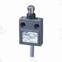 EATON Limit Switch: Roller Plunger, Metallic, Momentary, E47 (MPN E47BCC07). Key specifications — attr1019632: EATON; attr1019639: Pre-Wired Cable; attr1019655: Stainless Steel; attr1023447: E47.