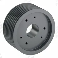 APPROVED VENDOR V-Belt Pulley: 5V1250, 8 Groove, 12.5 in OD, Bushed Bore, F, For 5V/5VX Belt Section (MPN 85V1250F). Key specifications