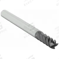 WIDIA HANITA Square End Mill: Carbide, AlTiN Coated, 4 Flute, 3/8" Mill Dia, 9/16" LOC, 4" OAL (MPN TM7S0510004)