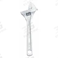 WESTWARD Adjustable Wrench: Alloy Steel, Chrome, 4 in Overall Lg, 11/16 in Jaw Capacity (MPN 31D020). Key specifications — attr309359: Chrome; attr324924: WESTWARD; attr309358: Alloy Steel.