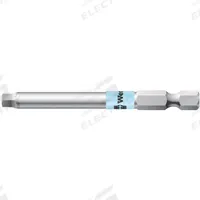 WERA Power Bit: Power Bit, Imperial, #3 Bit Size, S3 Bit Industry Size, Std, 3 1/2 in Overall Lg (MPN 05071099001). Key specifications — attr1119721: Standard; attr1119722: WERA; attr1119715: Stainless Steel; attr1119719: Hex; attr1202622: #3.
