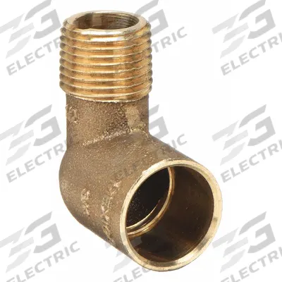 NIBCO Sweat Fitting Elbow: 1/2 in CTS x 1/4 in CTS, Cup x FTG, Wrot Copper (MPN 607LTR 1/2x1/4) - Wrot Copper Tube Fittings