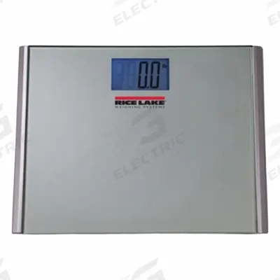 RICE LAKE WEIGHING SYSTEMS Bathroom Scale: Digital, kg/lb - Bathroom Scales