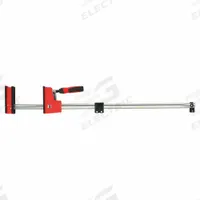 BESSEY Bar Clamp: Medium Duty, Screwdriver Handle, 31 in Jaw Opening - Max, 1,700 lb Clamping Force (MPN KRE3531). Key specifications — attr668287: Bar Slide; attr668283: Static; attr663925: BESSEY.
