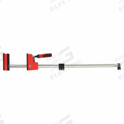 BESSEY Bar Clamp: Medium Duty, Screwdriver Handle, 31 in Jaw Opening - Max - Parallel-Jaw Nonmarring Bar Clamps