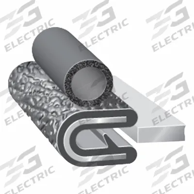 TRIM LOK Trim Seal: Rounded, 250 ft Overall Lg, PVC Outer, EPDM Bulb - General Purpose A- & D-Profile Edge Trim Seals