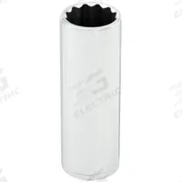 WESTWARD Socket: Metric, 3/8 in Drive Size, 16 mm Socket Size, 12-Point, Deep, Chrome, Socket (MPN 53YT94). Key specifications — attr1204417: WESTWARD; attr1204392: Chrome.