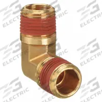 PARKER Metal Pipe Elbow: 90° Elbow, 1/4 in x 1/4 in, Male NPT Threaded x Male NPT Threaded (MPN VS1204P-4). Key specifications — Maximum Operating Pressure: 1,000 psi.