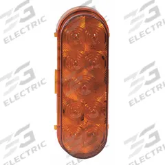MAXXIMA Park/Turn Light: LED, Turn Signal Light, Amber, Oval, 2 3/16 in Overall Ht, PL-3 Connector (MPN M63339Y). Key specifications — Standards: SAE J2039; Electrical Connection: PL-3 Connector; Brand: MAXXIMA; Installation Type: Permanent; Lens Color: Amber; Mount Type: Grommet; Lighting Technology: LED; Light Type: Turn Signal Light.