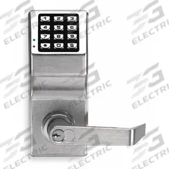 TRILOGY BY ALARM LOCK Electronic Keyless Lock: Keypad, Chrome (MPN DL5200IC US26D). Key specifications — Product Type: Electronic Keyless Lock; Manufacturer Part Number: DL5200IC US26D; Access Method: Keypad; Lever Style: Clutch.