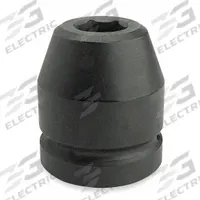 PROTO Impact Socket: 1 1/2 in Drive Size, SAE, 2 11/16 in Socket Size, 6-Point, Std, Black Oxide (MPN J15043). Key specifications — attr1215501: PROTO; attr1215515: Black Oxide; attr1215518: 2-11/16 in.