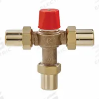 WATTS Thermostatic Mixing Valve: 3/4 in Inlet Connection Size, 3/4 in Outlet Connection Size, Brass (MPN LF1170-M2-QC). Key specifications — Includes: Integral Filter Washers; Brand: WATTS.