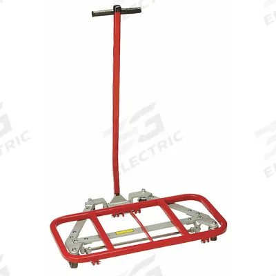 RAYMOND PRODUCTS Furniture Dolly: 600 lb, Red/Silver, 42 in H x 32 in W x 23 in D - Lift-&-Roll Desk Dollies