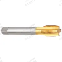 WIDIA GTD Straight Flute Tap: 1/4"-19 BSPP, 3 Flute, Plug Chamfer, Black Oxide Cobalt (MPN VTSPO8606)