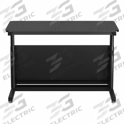 VERSADESK Standing Desk: Black, Wood, 48 in Overall Wd, 24 in Overall Dp - Manual Adjustable-Height Desks