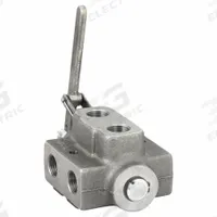 PARKER GRESEN Hydraulic Selector Valve: Four-Way / Two Positions, 35 gpm, 2,000 psi, Lever (MPN DS-75). Key specifications — Brand: PARKER GRESEN.