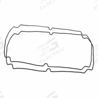 HAMMOND Replacement Gasket: For Replacing Worn or Damaged Gaskets on Electrical Enclosures, Silicone (MPN 1554YGASKET). Key specifications — Finish: Black Silicone; Brand: HAMMOND; Accessory Type: Replacement Gasket; Application: For Replacing Worn or Damaged Gaskets on Electrical Enclosures; Features: Replaceable Gasket is One Piece Made from High Temperature, U.L. Listed Silicone; Material: Silicone.