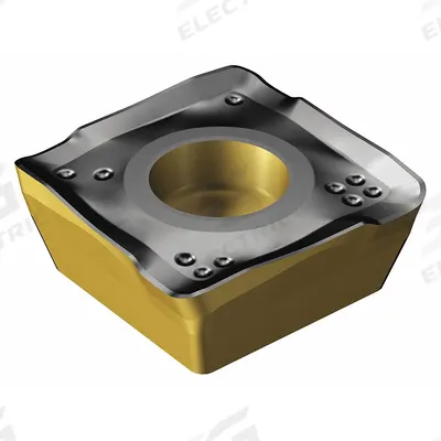 SANDVIK COROMANT Milling Insert, Finishing, Square, 490R: 490R-08T304M-PL 4330 - Square (S) Indexable Milling Inserts