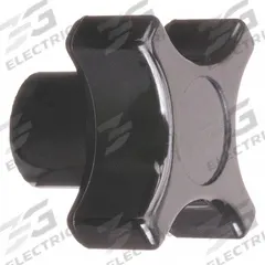 DAVIES Hand Knob: 4 Point, Thermoset, 1/4"-20 Thread, 2 in Dia (MPN 2830). Key specifications — Brand: DAVIES.