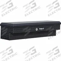 BUYERS PRODUCTS Topside Truck Box: Topside Truck Box, Aluminum, 13 in Overall Ht, 87 in Overall Wd (MPN 1733035). Key specifications — Brand: BUYERS PRODUCTS; Color: Matte Black; Latch Type: Push Button.