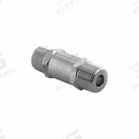 HAM-LET Check Valve: Poppet, Inline Valve Body, 1/2 in Pipe Size, MNPT x MNPT, 316 Stainless Steel (MPN H-480-SS-N-1/2"-3 PSI). Key specifications — Brand: HAM-LET; Seat Material: 316 Stainless Steel.