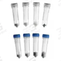 BENCHMARK SCIENTIFIC Prefilled Tubes for Homogenizer: 7 in Overall Lg, 4 in Overall Wd (MPN D1031-T21). Key specifications — Product Type: Tube; Compatible with Manufacturer Model Number: D1036; Material: Polypropylene; Brand: BENCHMARK SCIENTIFIC.