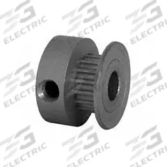 DAYTON Timing Pulley: Modified Curvilinear, Fixed, For GT Timing Belt Section, For 3 mm Belt Wd (MPN 16-2P03M6CA4). Key specifications — Brand: DAYTON; Finish: Clear Anodized; For Belt Series: Powerhouse®.