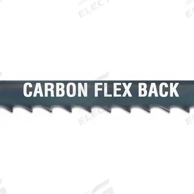 MORSE Band Saw Blade: Carbon Steel, 12 ft 6 in, Flex Back - Wood-Cutting Blades for Curved Cuts
