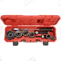MILWAUKEE Knockout Punch Set: 15 Pieces, 10 ga Max Sheet Metal Capacity-Steel, Splitter (MPN 49-16-2694). Key specifications — attr74890: Mild Steel; attr74888: Carrying Case.