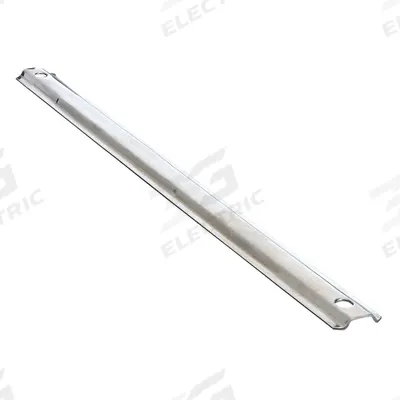 PROTO Socket Rail: Silver, 1 in Overall Wd, 0 Posts/Slots, Steel - Socket Rails & Trays