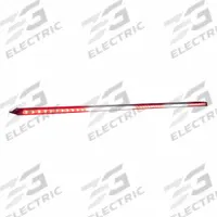 CODE 3 Running Board Light: Perimeter Flashing Warning Light, Red/White, 13.8 W Watt, Clear, LED (MPN C3RNRDC-60L-RW). Key specifications — Brand: CODE 3; Lens Color: Clear; Number of Flash Patterns: 32; Installation Type: Permanent; Operating Voltage: 12V; Light Class Rating: SAE Class 1.