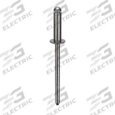 APPROVED VENDOR Blind Rivet,1 9/16 in L,1/8 in dia,PK500: Inch, 1 9/16 in Overall Lg, 15/32 in Body Lg - Domed-Head Blind Rivets