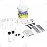 LAMOTTE Estuary and Marine Water Test Kit: 10 Tests (MPN 5911). Key specifications — Includes: Reagents and Accessories to Perform (10) Demonstrations; Range: pH: 4-10/ORP, Turbidity: 0,40,100 JTU, Coliform: positive/negative, Phosphate 0- PPM; Sensitivity: 4 ORP pH, 0 JTU Turbidity, Presence/Absence Coliform, 0 PPM Phosphate; Test Parameters: Coliform Bacteria.