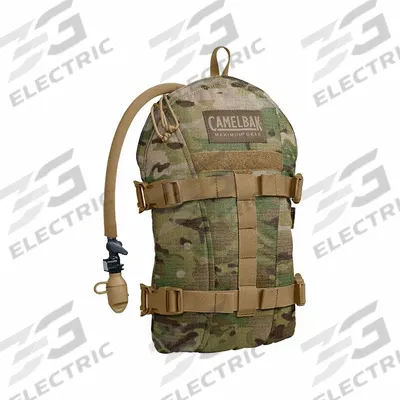 CAMELBAK Hydration Pack: Camouflage, 3 L Fluid Capacity, 14 5/8 in Overall Lg - Standard Hydration Packs
