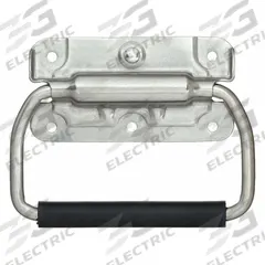 MONROE PMP Folding Pull Handle: Unthreaded Holes, Stainless Steel, Silver, 0.6 in (MPN PH-0319). Key specifications — Screw Size: 0.2165 in; Brand: MONROE PMP; Color: Silver.