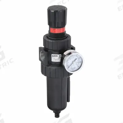 Parker Filter-Regulator: 07E Series, 3/4 in NPT, 90 cfm, 5 micron, 125 psi Max Op Pressure - Parker FRL Air Filter/Regulators