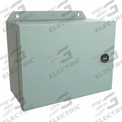 HAMMOND Electrical Enclosure: Steel, 6 in x 8 in x 4 in, NEMA 12/13/3R/4, w/Panel, Solid Cover (MPN EJ683). Key specifications — Closure Method: Latches; Brand: HAMMOND; Knockouts: Not Included.