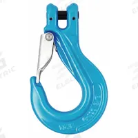 YOKE Slip Hook: 8,800 lb Working Load Limit, 100 Hook Grade, Steel, 1 3/8 in Hook Opening Wd, Clevis (MPN X-043/S-10). Key specifications — Color: Blue; Brand: YOKE; Visual Indicator Markings: None.