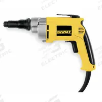 DEWALT Screwdriver: 1/4 in Drive Size, 132 in-lb Torque - Max, Trigger, Pistol Grip, 120 V AC Volt (MPN DW267). Key specifications — attr1190321: Screwdriver; attr1169599: Trigger; attr1169614: DEWALT.