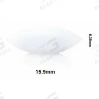 Stirring Bar: Egg, Alnico, 15.9 mm Overall Lg, 6.35 mm Dia, Autoclavable, White (MPN F37130-0058). Key specifications — Color: White; Brand: SP SCIENCEWARE; Product Type: Stirring Bar; Shape: Egg.