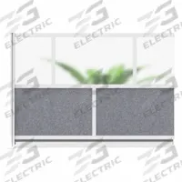 LUXOR Adaptable, stylish dividers designed to create flexible, private, and productive workspaces (MPN MW-7048-XFCG). Key specifications — Frame Finish: Eggshell; Frame Material: Aluminum; Mounting Location: Add-On; Panel Color: Gray; Panel Surface Material: Acrylic; Panel Secondary Color: Clear.